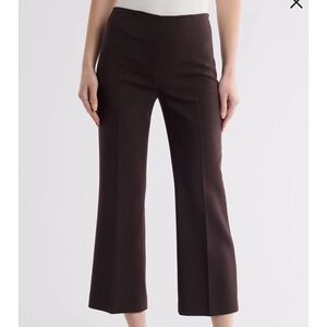 Theory kick flare ankle scuba pants - Mink